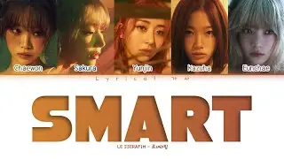 LE SSERAFIM - Smart Colour coded lyrics