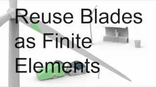 Reuse of wind turbine blades