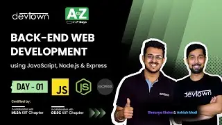[LIVE] DAY 01 -  Backend Web Development using JavaScript, Node.js & Express | COMPLETE in 7 - Days