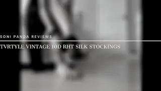 TVRtyle Vintage 10D RHT Silk Stockings