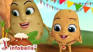 Baby Alugadde Ellige Hoguttide - Sankranti Habba | Kannada Rhymes for Children | Infobells