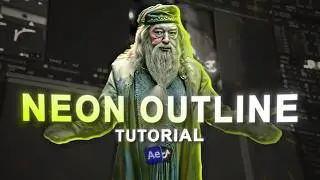 Trending Neon Outline Effect | After Effects Tutorial