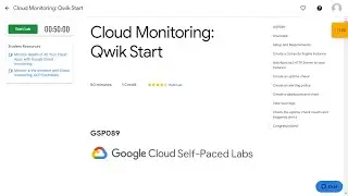 Cloud Monitoring Qwik Start