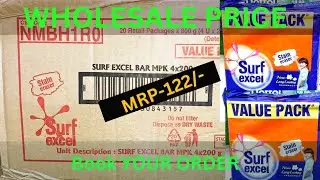 SURF EXCEL SOAP WHOLESALE PRICE UNBOXING|HINDUSTAN UNILEVER SOAP WHOLESALE