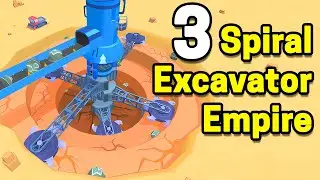 Spiral Excavator Empire Part 3 Gameplay Walkthrough | iOS, Android, Casual - Simulation Game