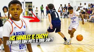 This 5th Grader Is SUPER SHIFTY! Kam Potts Shows Off INSANE Handles At Balling On The Beach!