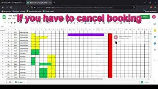 Google sheet cells merge and unmerge, Cells delete