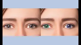 How to Change eye color in photoshop