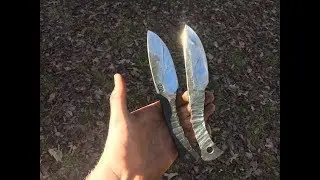 Forging a simple coil spring knife