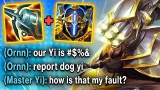 My team flamed my Master Yi Jungle... so I carried everyone with a new OP build