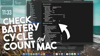 How to check MacBook Battery Cycle Count and Capacity