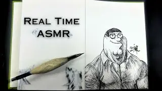 {ASMR} Drawing Buff Peter Griffin Family Guy | Real Time