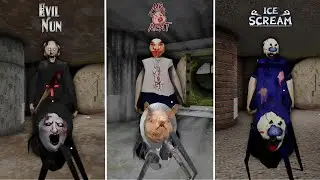 Granny 1.8.1 new update in Evil Nun - Ice Scream - Mr Meat Atmosphere
