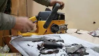 Ремонт бензопилы. Подготовка бензопилы к работе.