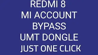 REDMI 8 MI ACCOUNT REMOVE UMT JUST ONE CLICK