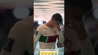 Ronaldo crying World cup Qatar 2022 #ronaldo #2022 #ishowspeed