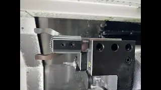 Настройка и привязка барпуллера при обработке шестигранника.