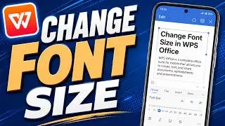 How To Change Font Size In WPS Office Mobile [2026 Guide]