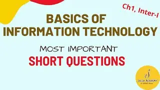 Important Short Questions Basics Of Information Technology| All Punjab Boards