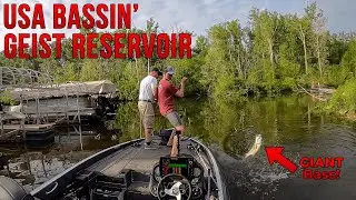 Geist Reservoir USA Bassin' Division Tournament 5/23/21! | 