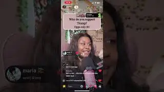 9•26•2025: Tashika TikTok Debate - Why Do You Support Trump (debate starts at 