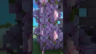 Minecraft Cherry Bench 🌸 #shorts