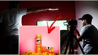 How I Made PRINGLES COMMERCIAL At Home | BEHIND THE SCENE