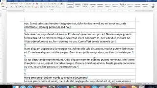 MS Word Cursor doesn't go where mouse is clicked