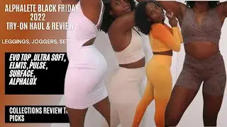 ALPHALETE TRY-ON HAUL & REVIEW :BLACK FRIDAY 2022|| AMPLIFY LEGGINGS, SETS , & MORE || HALLE E.SMITH