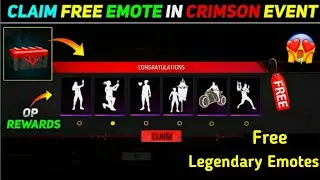 Claim Free Legendary Emote in Free Fire | Claim Free Emote in Free Fire