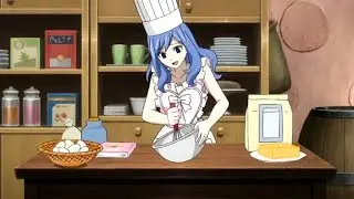 Fairy Tail _ Juvia Bakes A Cake (ENG DUB)
