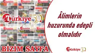 Âlimlerin huzurunda edepli olmalıdır | Dini makale