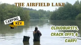 CLOUDBURSTS, CRACK OFFS & CARP! - Carp Syndicate Fishing in 2025  @carpingkev