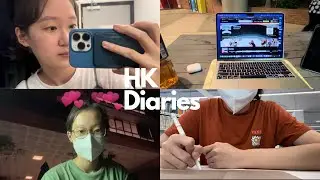 busy university days in Hong Kong| unboxing from Taobao,  practicing makeup, study vlog