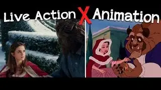 A Bela e a Fera - Comparação do Filme 2017 VS Animação 1991