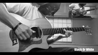 Michael Jackson - Black Or White   Guitar cover