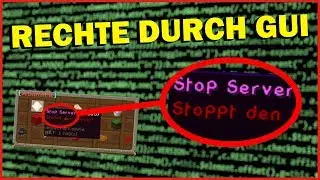 RECHTE DURCH EIN ADMIN GUI PLUGIN BEKOMMEN | MINECRAFT HACKED CLIENT 1.8 | BYPASS