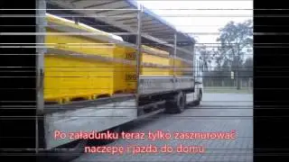 Krótka trasa na załadunek.