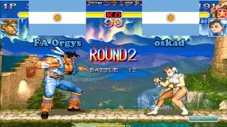 超级街霸2X ➤ FA Orgys (Argentina) vs oskad (Argentina) Super Street Fighter 2 Turbo