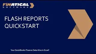 Flash Reports QuickStart
