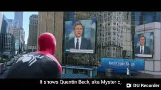 Spiderman farfromhome - "spiderman's name is peter parker"