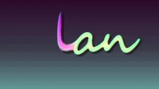 Write on letters using particles