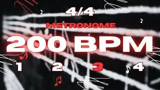 200 BPM - 4/4 Metronome