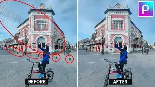 Just use PICSART! Remove distracting objects from photos for even more aesthetics - Android