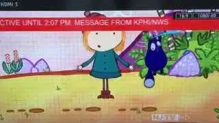 EAS #1153 - Flash Flood Warning on TV 7-14-2015