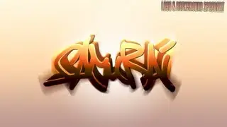 Samurai Logo & Background Speedart