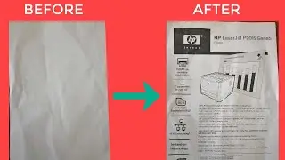 HP LASERJET BLANK PAGE ERROR / ALL PRINTERS / English subtitle