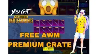 NEW AWM CRATE OPENING PREMIUM CRATE / BGMI PUBGMOBILE @SQUINT_PUBG