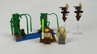 Old Lego Star Wars set review: Naboo Swamp 7121 [4K] ( Released 1999)