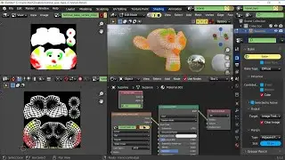 Blender 3.X como guardar Vertex Paint en una textura 